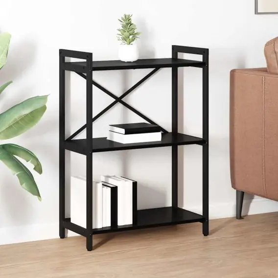 Półka na książki Czarny dąb 60 x 30 x 83 cm Lumarko! - Hurtownia wielobranżowa Lumarko Rabat